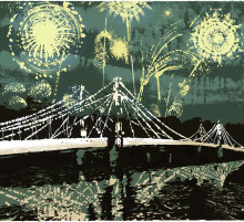 Fireworks over Battersea